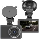 كاميرا لوحة قيادة السيارة V13 Dash Cam - دقة HD 1080P مع اتصال Wi-Fi وكاميرا خلفية.